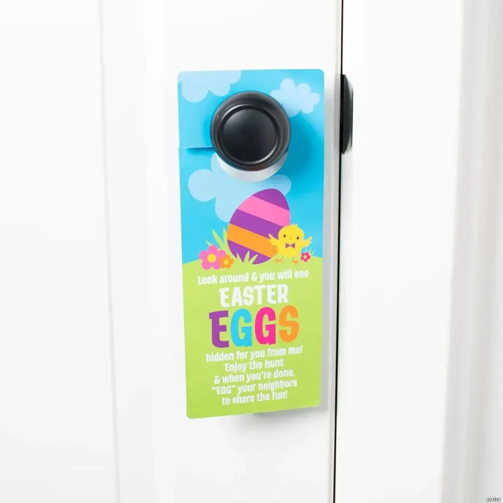 Easter You’ve Been Egged Doorknob Hangers - 24 Pc.